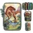 Dino World Triple Pencil Case Led