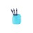 Eurostat Blue Polyethylene Pencil And Pen Holder