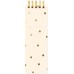 Gold Polka Dots Reporter Notebook
