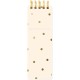 Gold Polka Dots Reporter Notebook