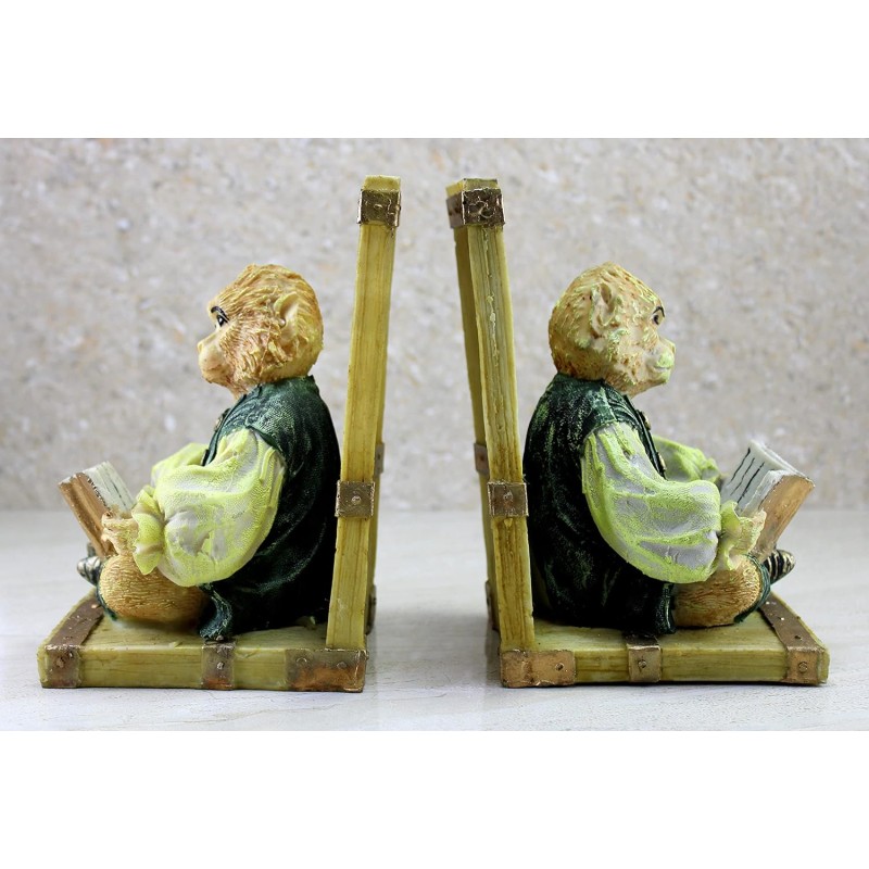 Resin Monkey Book Ends