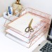Rose Gold Stackable Document Tray