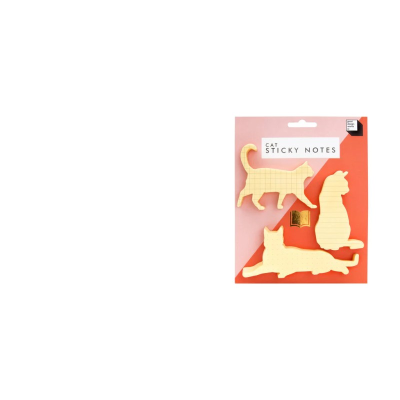 Cat Shaped Sticky Notes