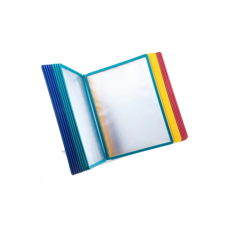 Durable Black Blue Green Red Yellow Desktop Document Holder