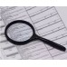 Black High Power Handheld Magnifier