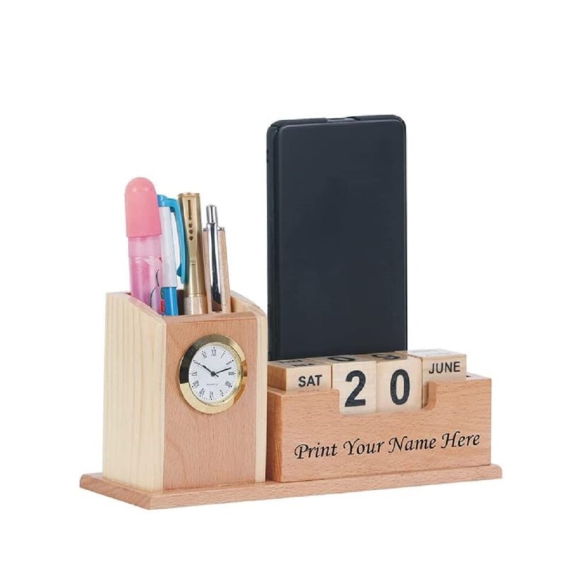 Wooden Desk Organizer