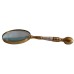Round Glass Brass Magnifier