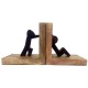 Wooden Bookends Stand Holder