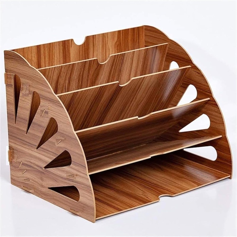 Wooden Office Desk Organizer